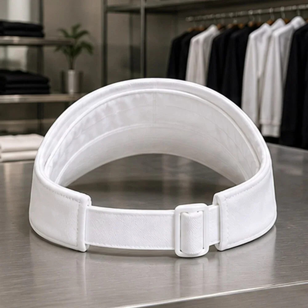 ALO Yoga White Running Open Top Visor Hat NWT